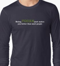 Being Vegan Long Sleeve T-Shirt