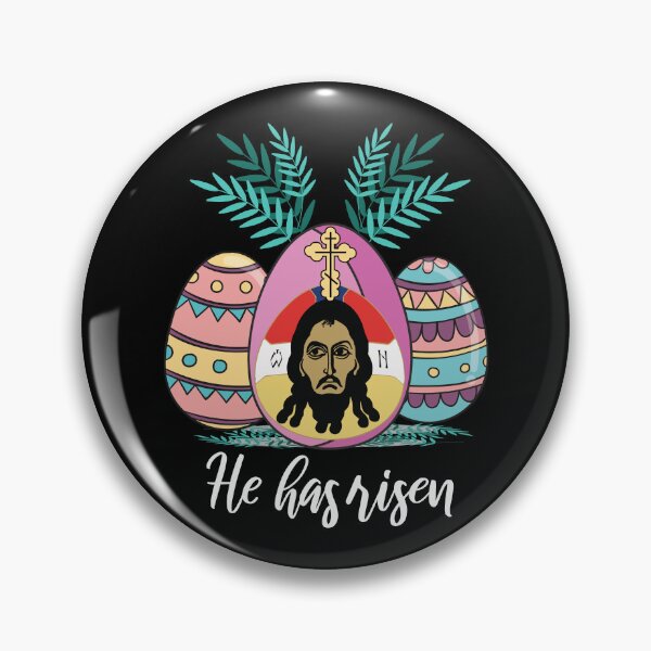 Item preview, Orthodox Easter Egg Cross Greek Lent Scripture designed and sold by alltheprints.
