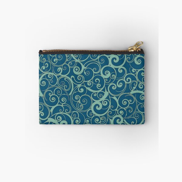 Item preview, Vintage Spirals Pattern - Ocean Blue Green designed and sold by EDDArt.
