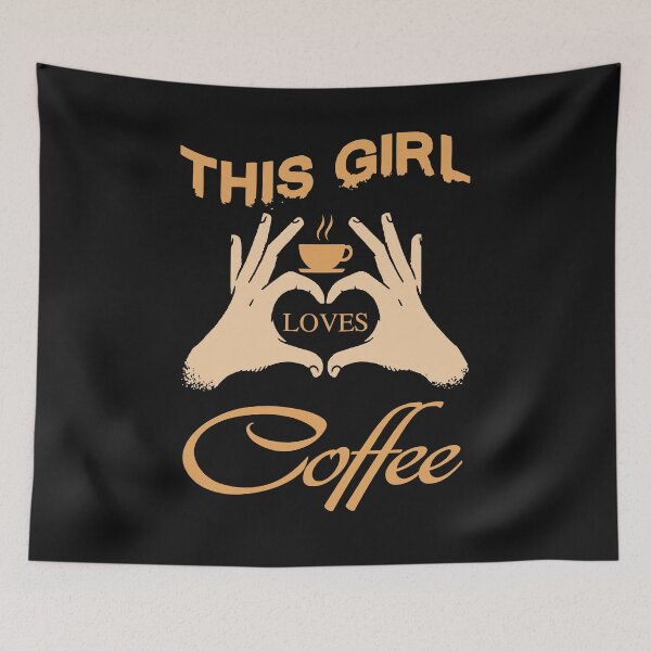 Item preview, This Girl Loves Coffee Funny Loving Coffee For Coffee Lover designed and sold by JohnTaylor2020.