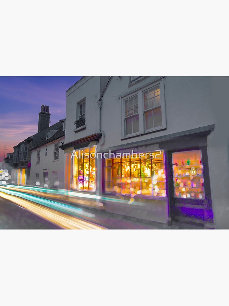 "Whitstable Town Centre Light Trails" Poster for Sale by