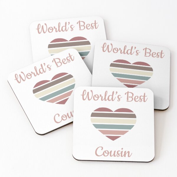 Item preview, World’s Best Cousin Heart designed and sold by thepixelgarden.
