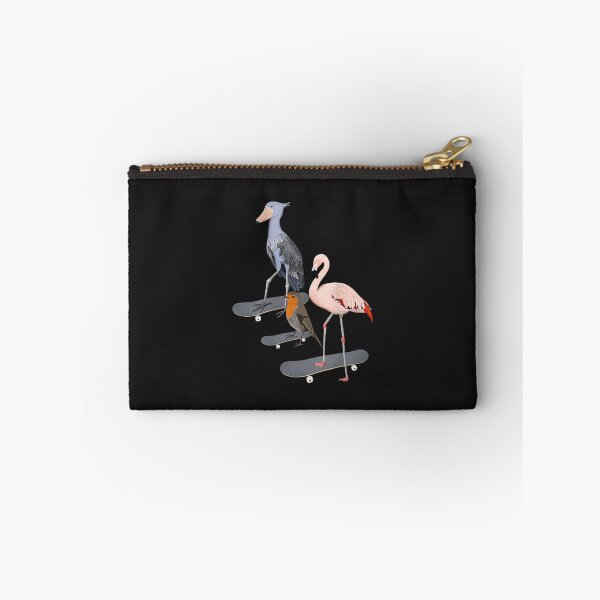 Item preview, Robin Shoebill Flamingo Bird Skateboard Birdwatcher Animal designed and sold by luciaaljudith.