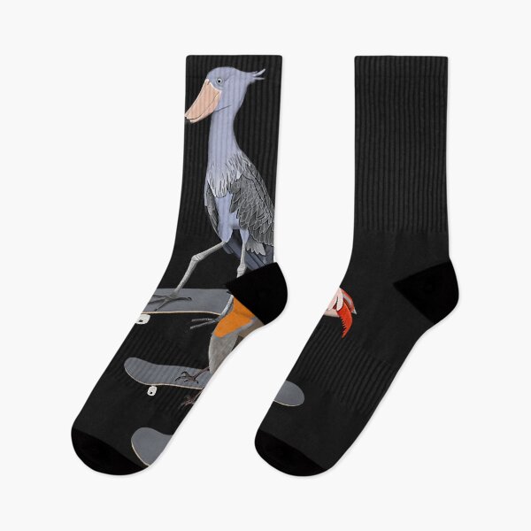 Item preview, Robin Shoebill Flamingo Bird Skateboard Birdwatcher Animal designed and sold by luciaaljudith.