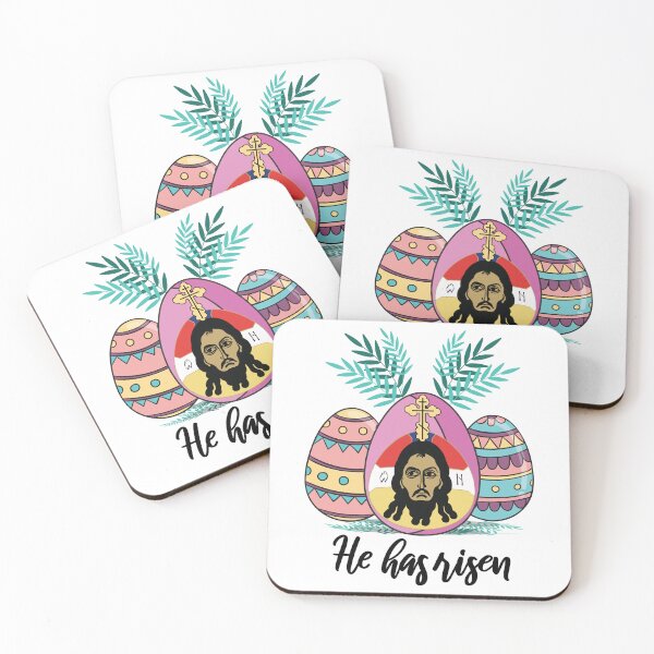 Item preview, Orthodox Easter Egg Cross Greek Lent Scripture designed and sold by alltheprints.