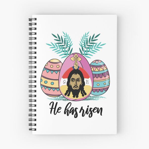 Item preview, Orthodox Easter Egg Cross Greek Lent Scripture designed and sold by alltheprints.