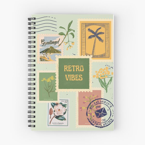 Item preview, Retro vintage style postal stamps- retro vibes designed and sold by Tanuja  Sharma.