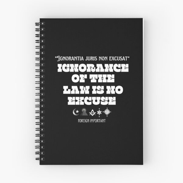 Item preview, IGNORANCE OF THE LAW designed and sold by MOORTHANGOLD.