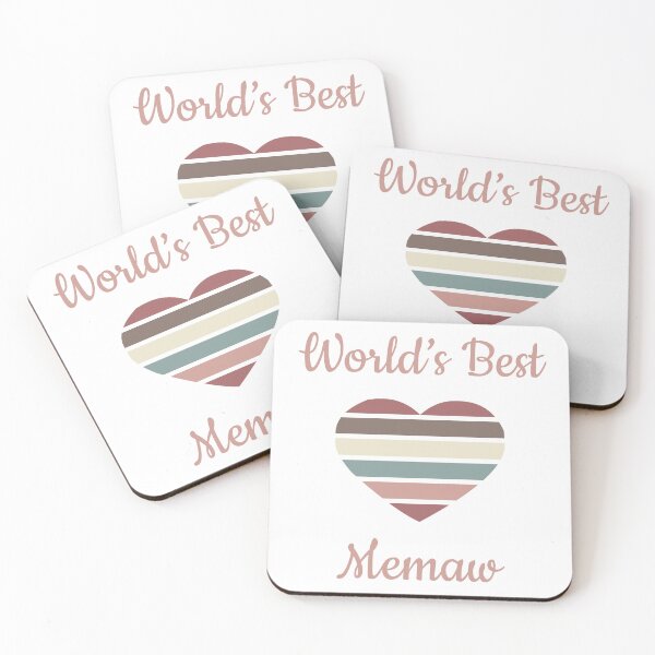 Item preview, World’s Best Memaw Heart designed and sold by thepixelgarden.