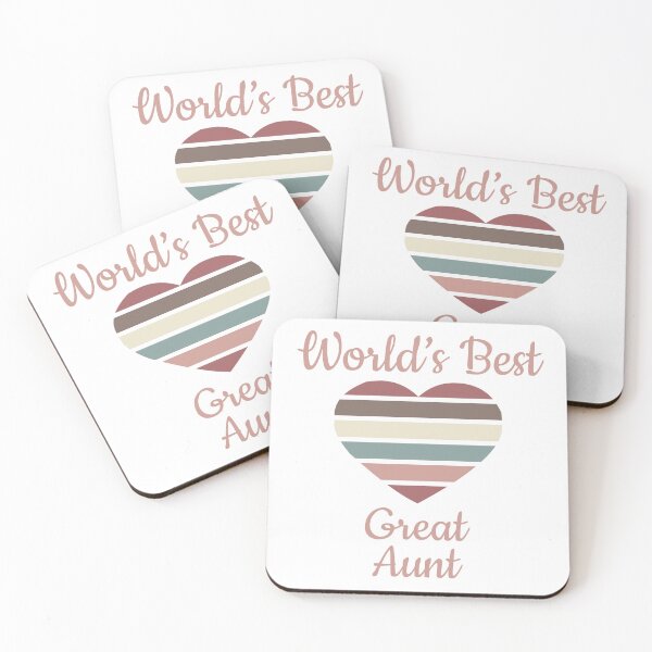 Item preview, World’s Best Great Aunt Heart designed and sold by thepixelgarden.