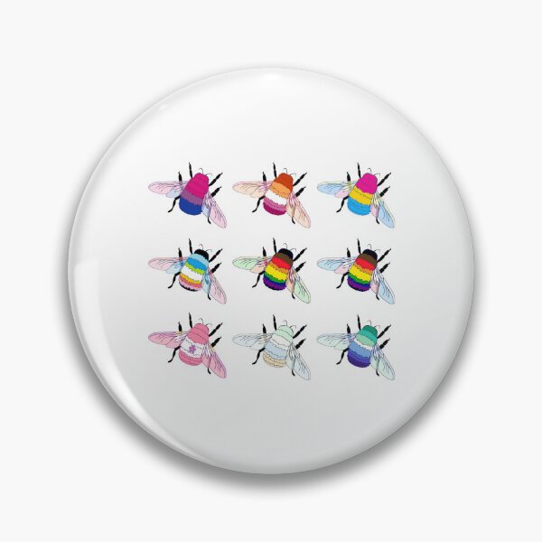 Artikelvorschau, Pride Allyship Bumblebee, Pride-Farbe entworfen und verkauft von LeesePink.