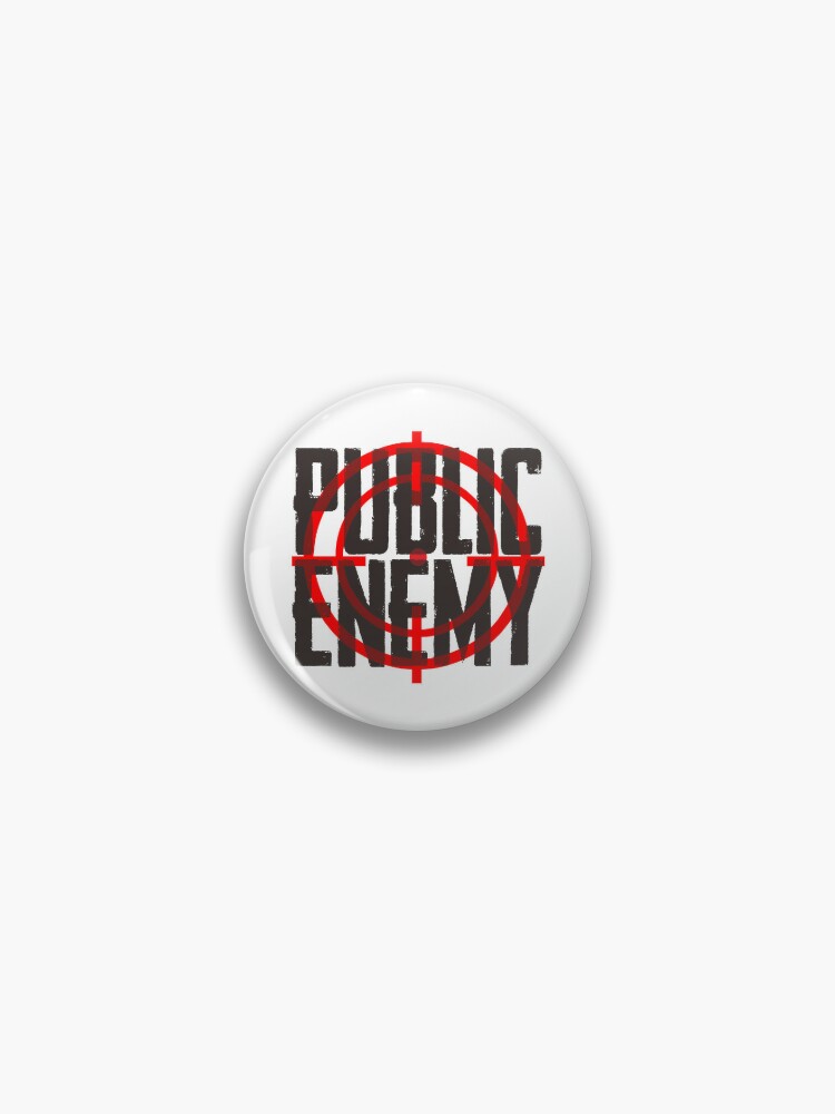 Public Enemy Target Logo | Pin
