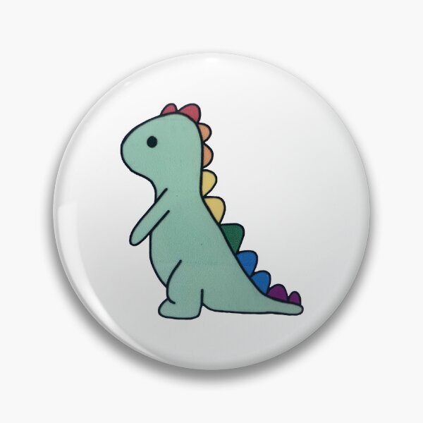 Item preview, pride allyship dino, Pride color designed and sold by LeesePink.