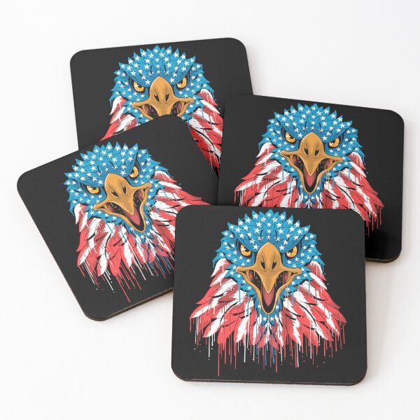 Item preview, Eagle Head America USA Flag designed and sold by Palash Aesthetic Alley.