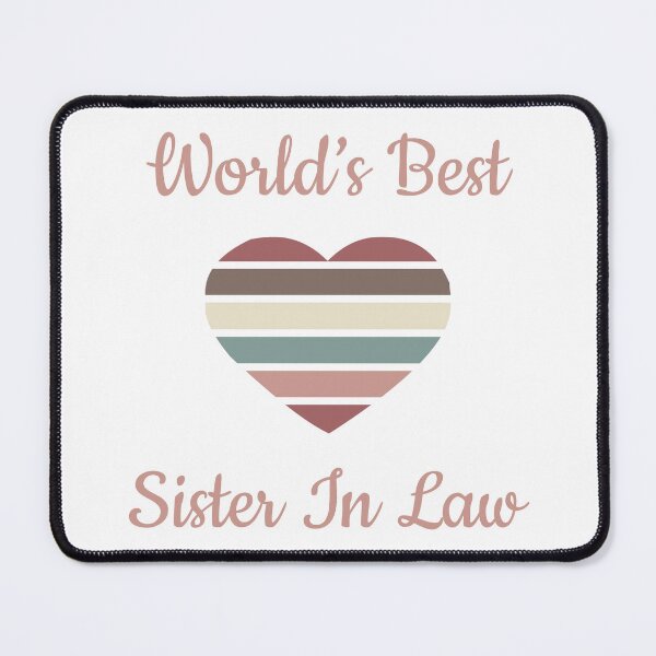Item preview, World’s Best Sister In Law Heart designed and sold by thepixelgarden.