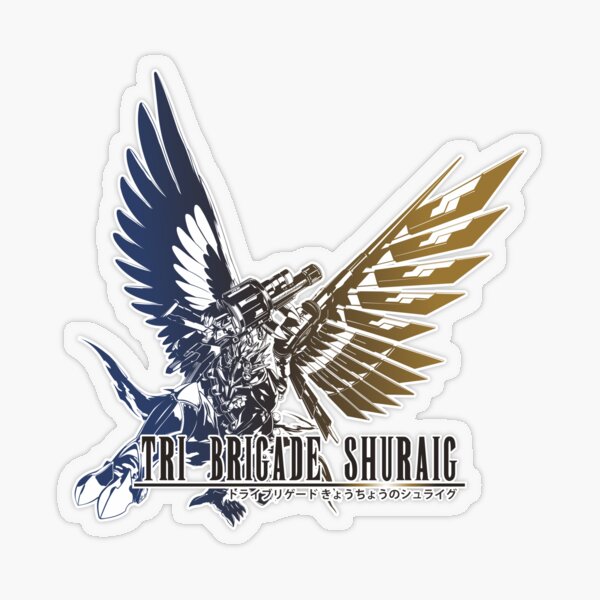FINAL FANTASY BRIGADEステッカー Tribrigade Shuraig in Final Fantasy Style