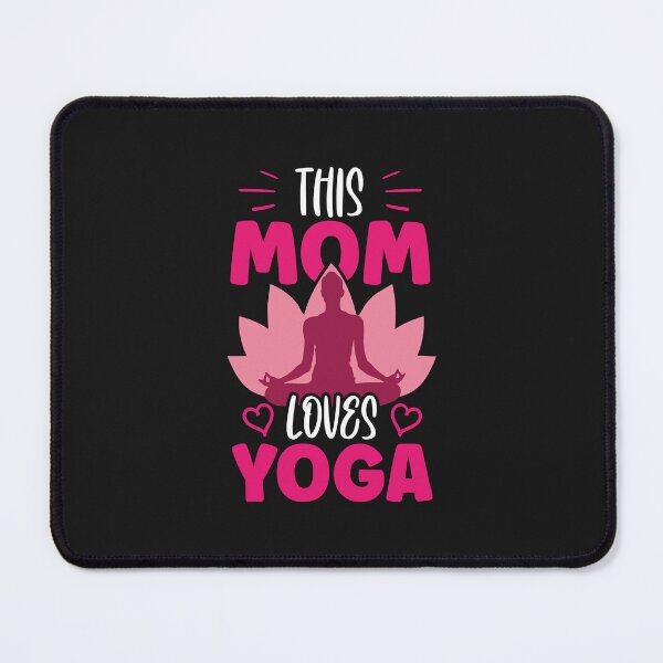 Item preview, This Mom Loves Yoga Hobby Mother Mommy Mama Mother's Day Sweatshirt designed and sold by luciaaljudith.