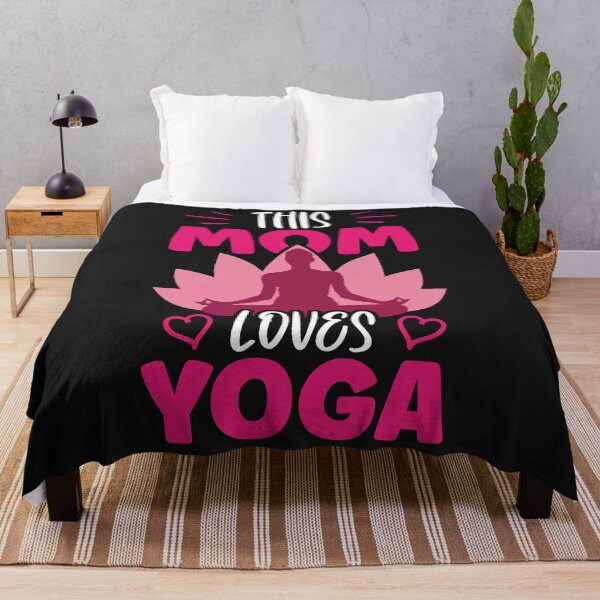 Item preview, This Mom Loves Yoga Hobby Mother Mommy Mama Mother's Day Sweatshirt designed and sold by luciaaljudith.
