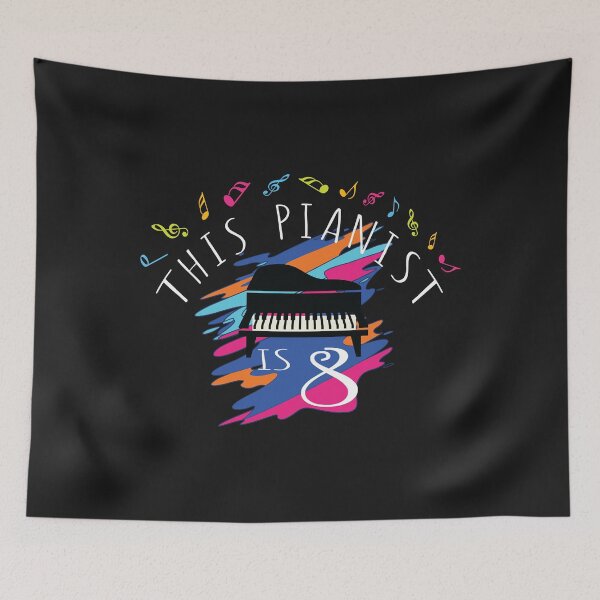 Item preview, This Pianist Is 8 Years Old Organ 8th Birthday Party Sweatshirt designed and sold by luciaaljudith.