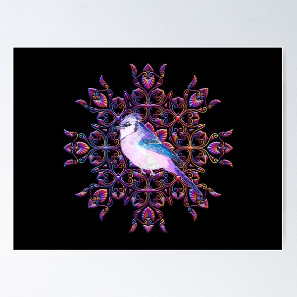 Item preview, Blue bird mandala designed and sold by Astralia.