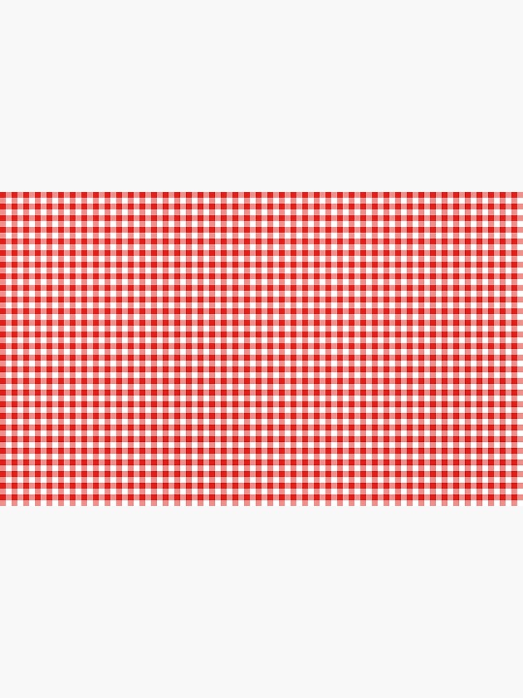Red Gingham Check by junkydotcom