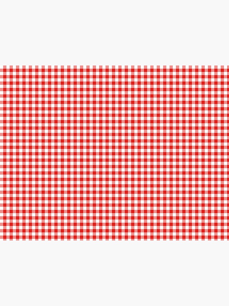 Red Gingham Check by junkydotcom