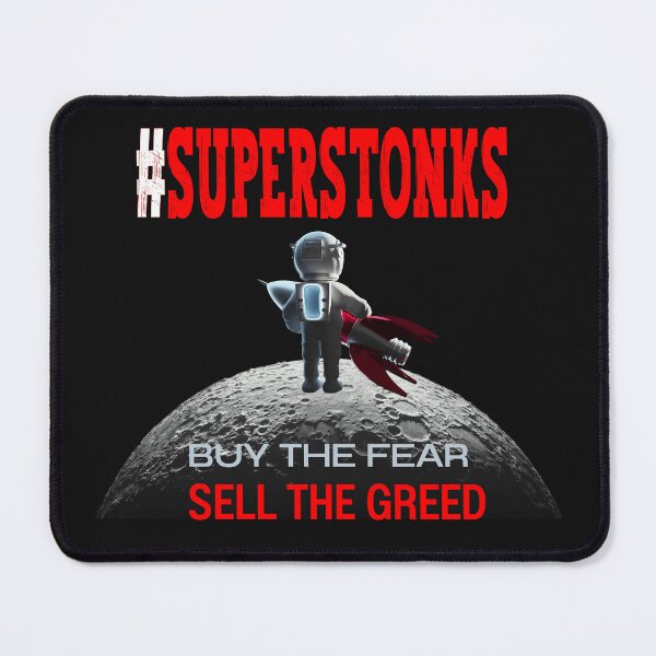 Artikelvorschau, Superstonks - Bis zum Mond geschafft, was nun? entworfen und verkauft von BearMrktGenius.