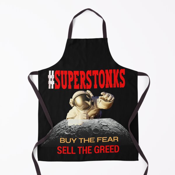 Item preview, Superstonks - Golden Astronaut on the moon  designed and sold by BearMrktGenius.
