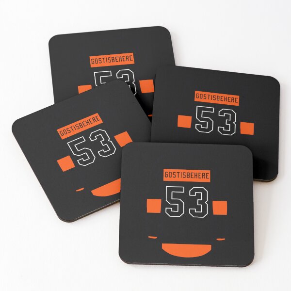 Item preview, Shayne Gostisbehere Alternate Jersey Sticker designed and sold by janlzmaude.