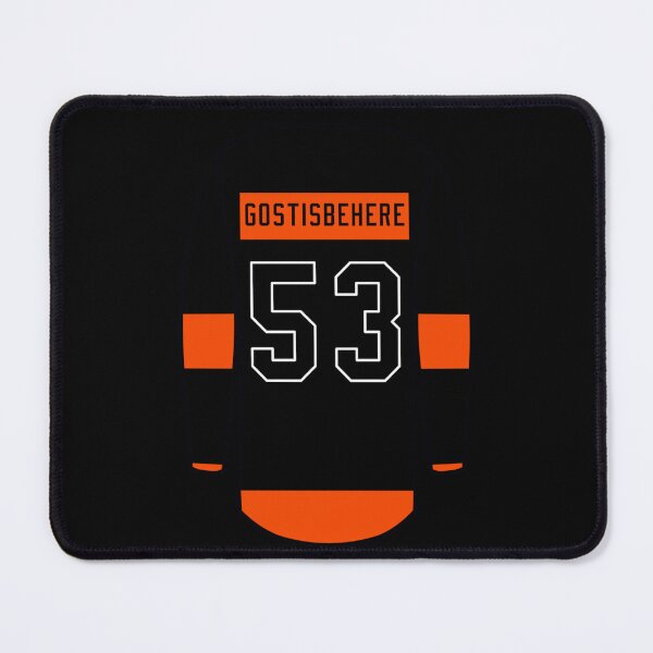 Item preview, Shayne Gostisbehere Alternate Jersey Sticker designed and sold by janlzmaude.
