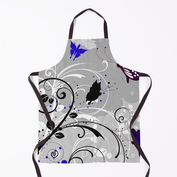 Item preview, Floral Art Blue Grey Butterfly  designed and sold by Tshirtstory.