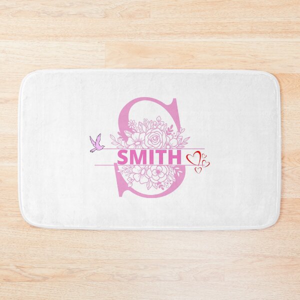 Artikelvorschau, Smith-Familien-Monogramm-Aufkleber-Zeichen-T-Shirt zeigt stolze Familienmerkmale im Rosa an entworfen und verkauft von Faelee.