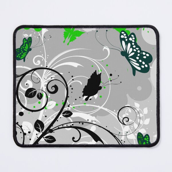 Item preview, Floral Art Green Grey Butterfly  designed and sold by Tshirtstory.