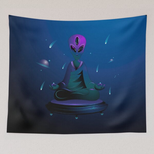 Item preview, Alien. Zen meditation designed and sold by Natasha Sedyakina.
