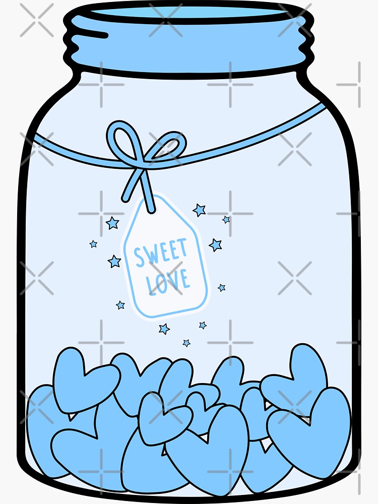 Sweet Love Mason Jar │ Light Bulb Full Of Hearts │ Jar Of Lovely