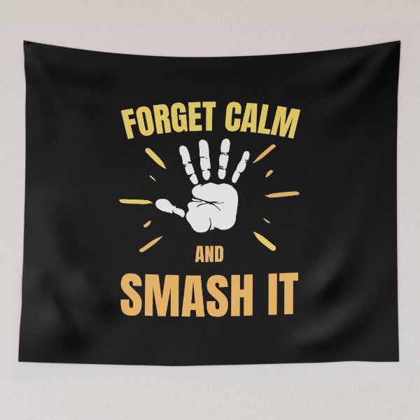 Item preview, Funny Man Volleyball - Forget calm and smash it designed and sold by RomualdGR.