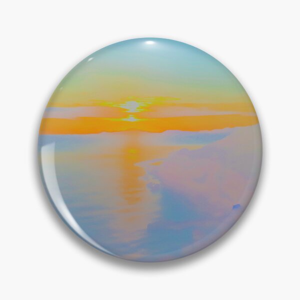 Artikelvorschau, Aquarell Meerblick Sonnenuntergang über dem Meer entworfen und verkauft von Iail Ioa.
