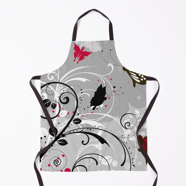 Item preview, Floral Art Red Grey Butterfly  designed and sold by Tshirtstory.