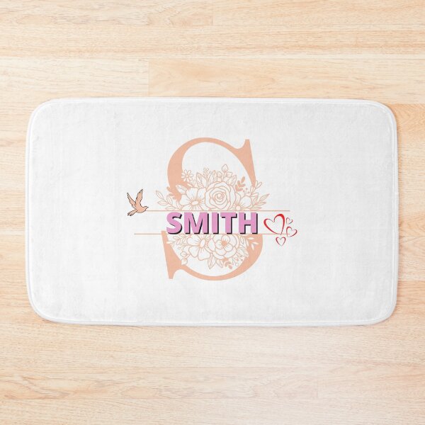 Artikelvorschau, Das Smith Family Monogram Sign T-Shirt zeigt stolze Familienmerkmale in Pink und Hellbraun entworfen und verkauft von Faelee.