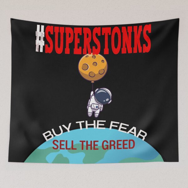 Item preview,  Superstonk - Astronaut Moon Balloon designed and sold by BearMrktGenius.