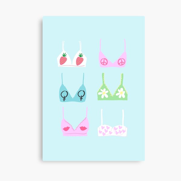 feminist bras Canvas Print