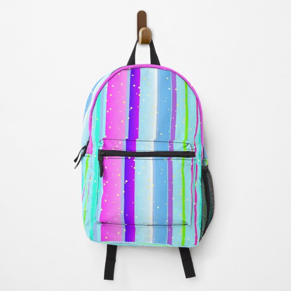 Item preview, Blue and violet vertical striped | christmas color palette designed and sold by lausn.