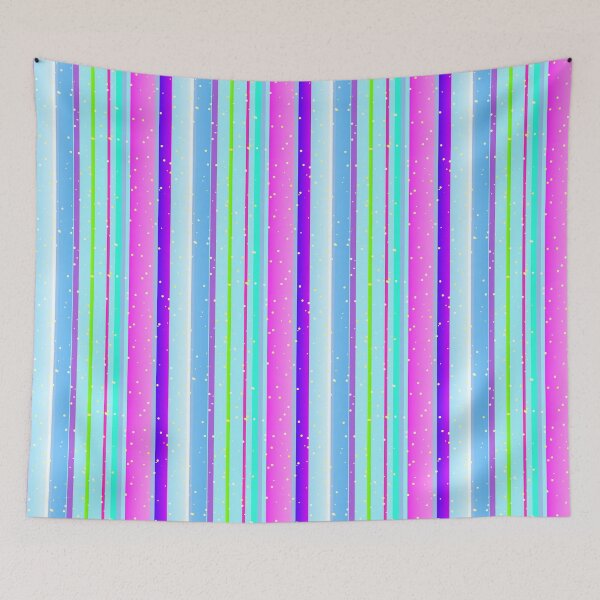 Item preview, Blue and violet vertical striped  | christmas color palette designed and sold by lausn.