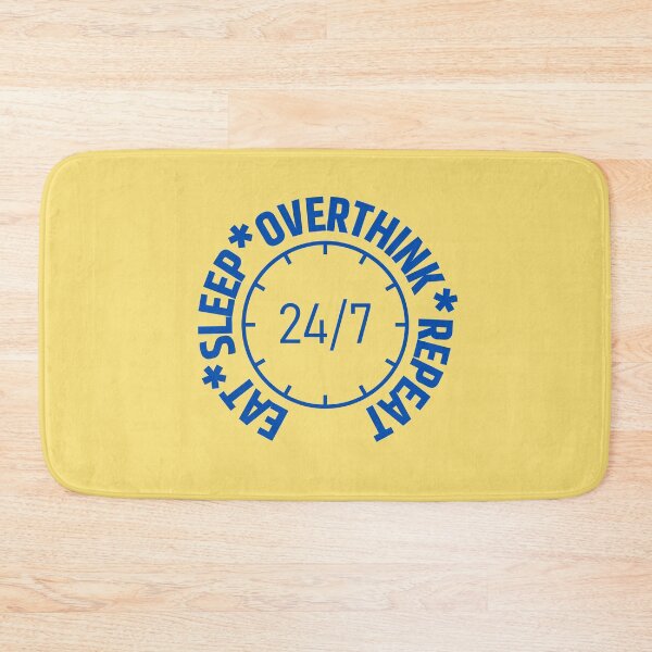 Item preview, Eat Sleep Overthink Repeat designed and sold by RedTomasB.