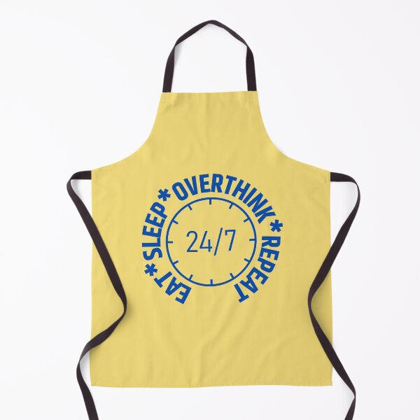 Item preview, Eat Sleep Overthink Repeat designed and sold by RedTomasB.