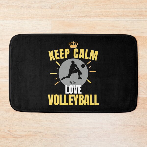 Item preview, funny volleyball man - keep calm and love volleyball designed and sold by RomualdGR.