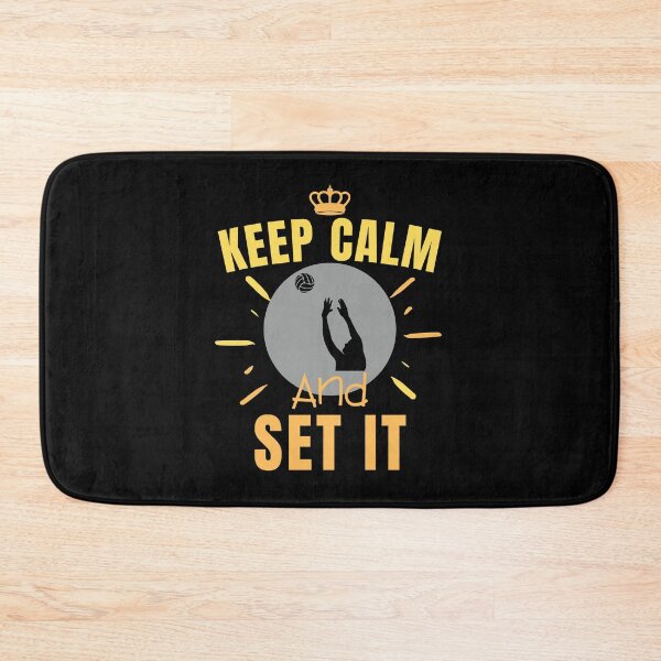Item preview, funny volleyball man - keep calm and set it designed and sold by RomualdGR.