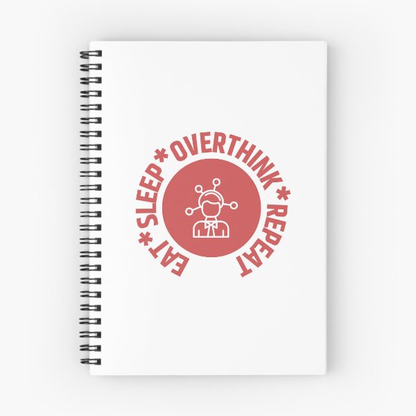 Item preview, Eat Sleep Overthink Repeat designed and sold by RedTomasB.