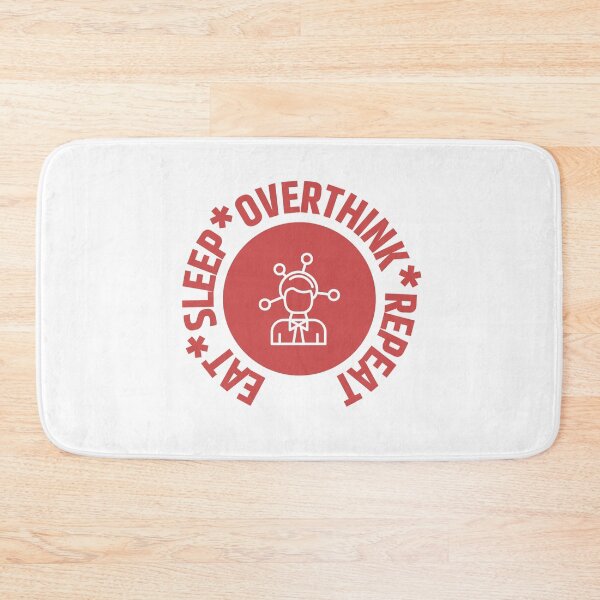 Item preview, Eat Sleep Overthink Repeat designed and sold by RedTomasB.