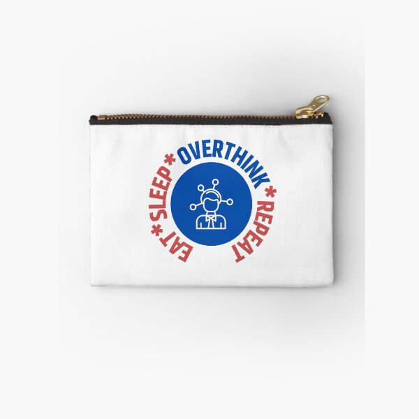 Item preview, Eat Sleep Overthink Repeat designed and sold by RedTomasB.